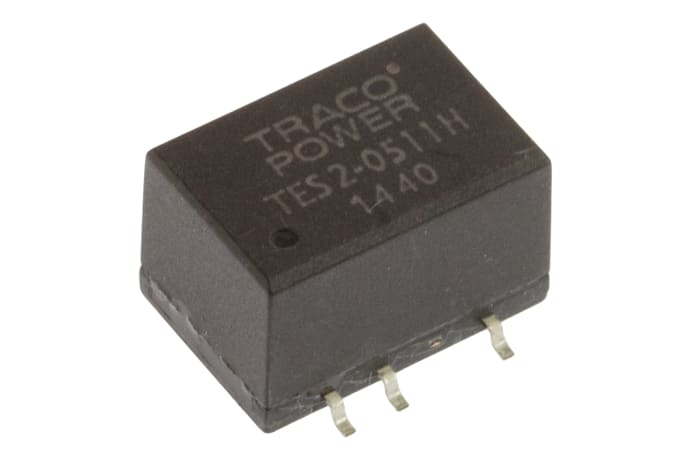 TRACOPOWER TES 2H DC-DC Converter, 5V dc/ 400mA Output, 4.5 → 5.5 V dc Input, 2W, Surface Mount, +85°C Max Temp