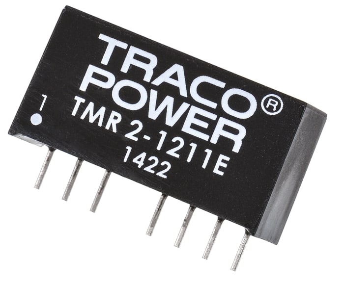 TRACOPOWER TMR 2E DC-DC Converter, 5V dc/ 400mA Output, 9 → 18 V dc Input, 2W, Through Hole, +85°C Max Temp