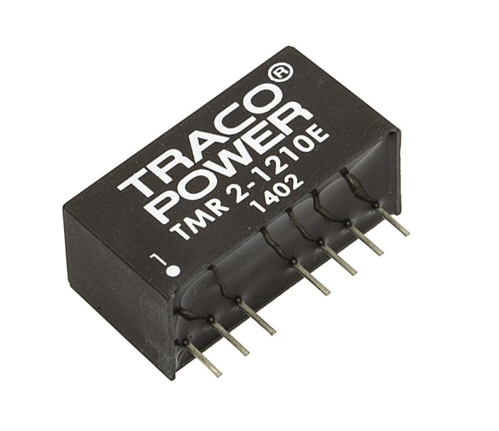 TRACOPOWER TMR 2E DC-DC Converter, 3.3V dc/ 500mA Output, 9 → 18 V dc Input, 2W, Through Hole, +85°C Max Temp