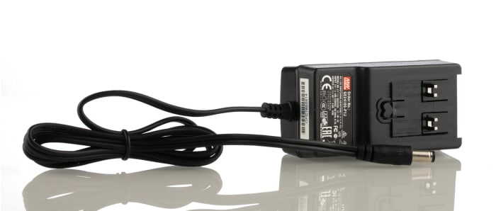 MEAN WELL 15W Plug-In AC/DC Adapter 5V dc Output, 3A Output