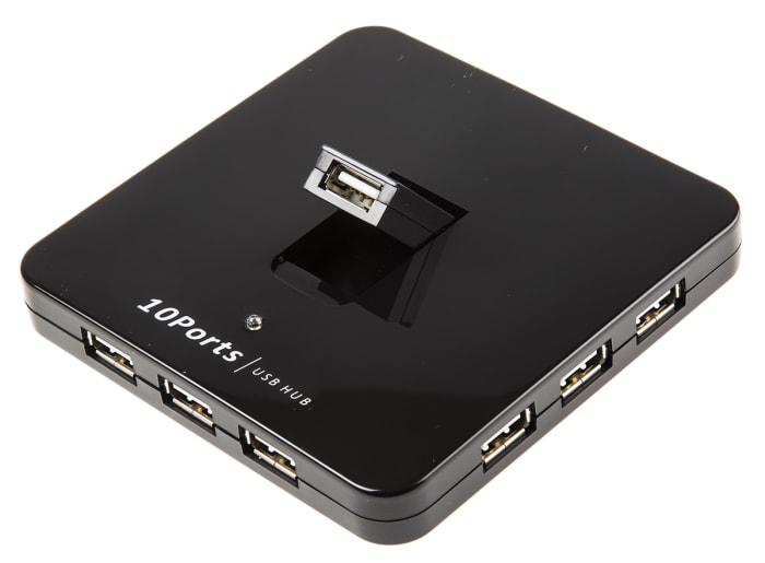 NewLink 10 Port USB 2.0 USB A  Hub, 130 x 140 x 85mm