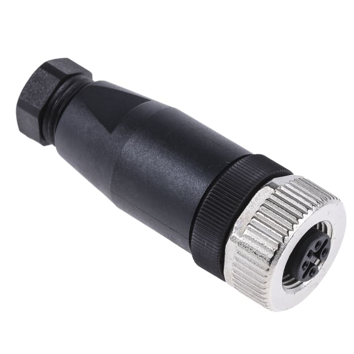 binder Circular Connector, 5 Contacts, Cable Mount, M12 Connector, Plug, Female, IP67, 713 Series