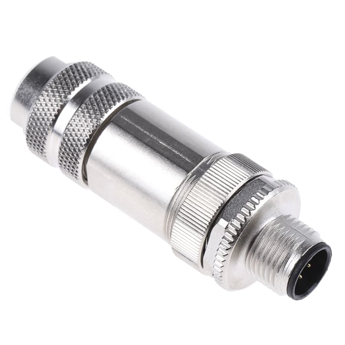 binder Circular Connector, 8 Contacts, Cable, M12 Connector, Plug, Male, IP67, 713 Series