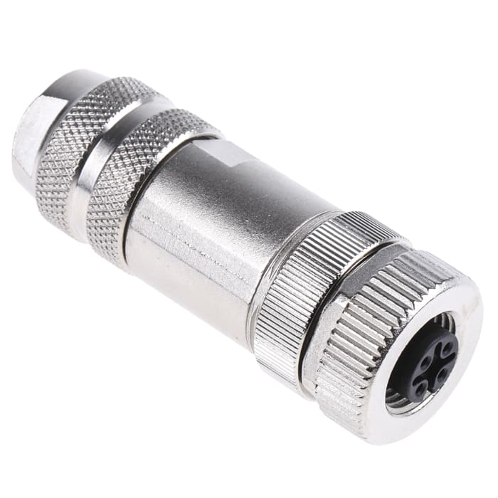 binder Circular Connector, 5 Contacts, Cable Mount, M12 Connector, Plug, Female, IP67, 713 Series