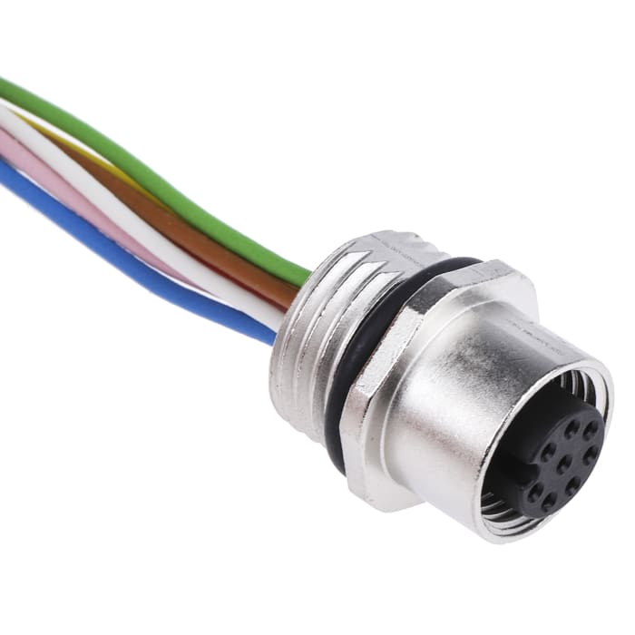 Binder Female 8 way M12 to Unterminated Sensor Actuator Cable, 200mm