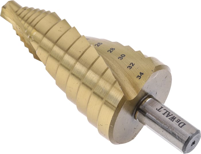 DT5031 QZ DeWALT DeWALT HSS Step Drill Bit 20mm x 34mm 706