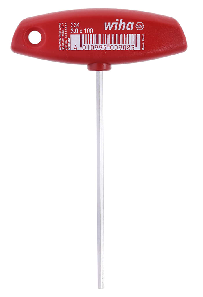 Wiha T Shape Metric Hex Key, 3mm