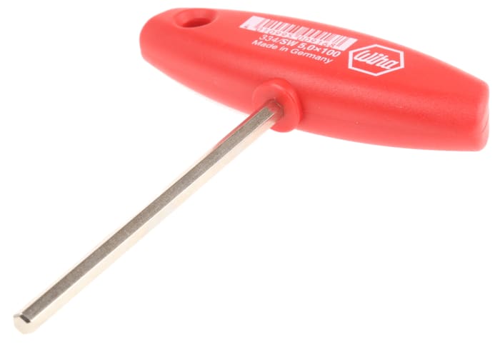 Wiha T Shape Metric Hex Key, 5mm