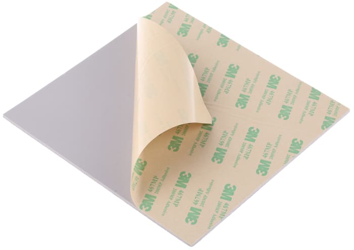 RS PRO Self-Adhesive Thermal Interface Sheet, 2mm Thick, 1.6W/m·K, 150 x 150mm