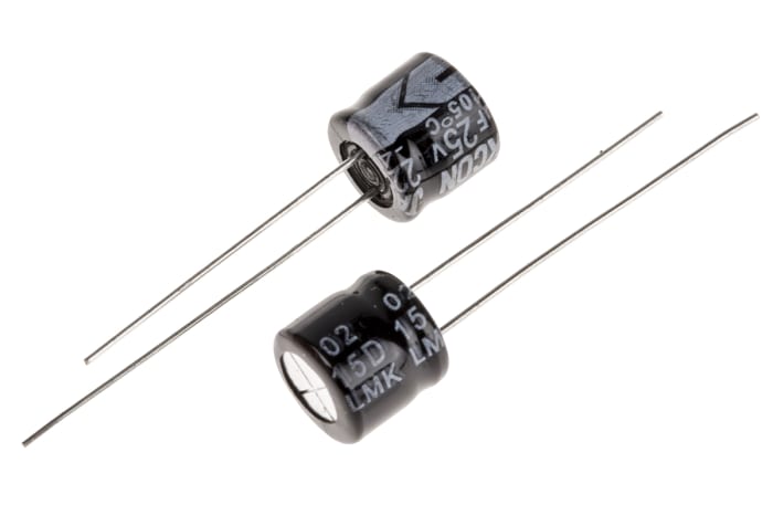 RS PRO 220μF Aluminium Electrolytic Capacitor 25V dc, Radial, Through Hole