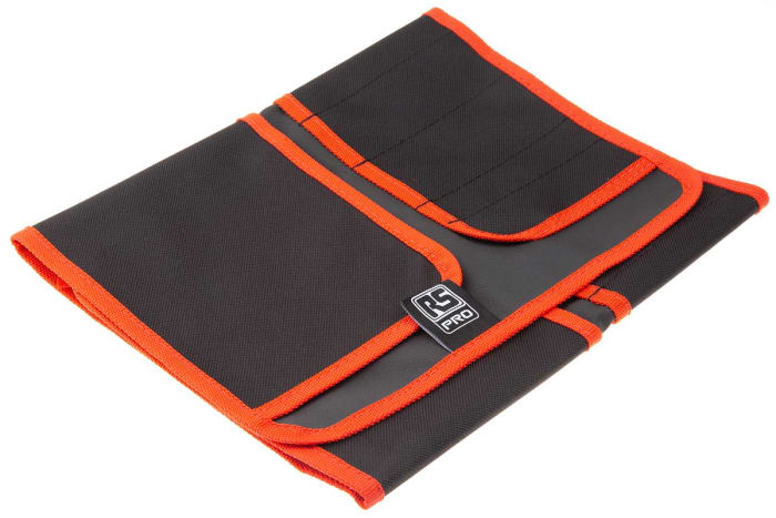 RS PRO Black Polyester Tool Roll, 650mm x 270mm