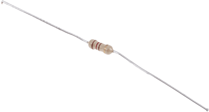 RS PRO 120Ω Carbon Film Resistor 0.25W ±5%
