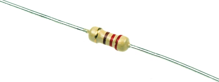 RS PRO 220Ω Direnç, ±5%, Aksiyel, -500 → +350ppm/°C, 0,25W