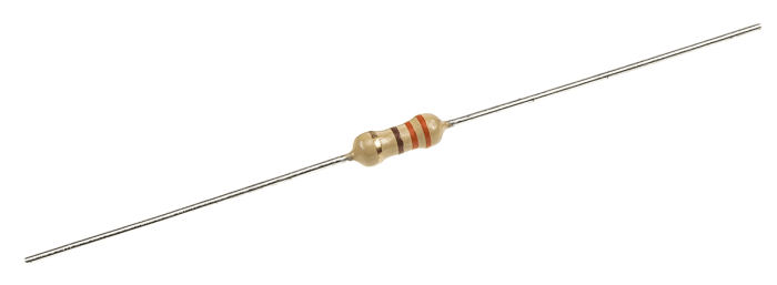 Rezistor s uhlík. vrstvou 0,25W 5% 330R