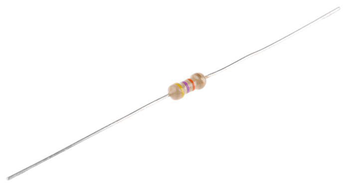 Résistance au carbone, 0,5 W, 5 %, 47k