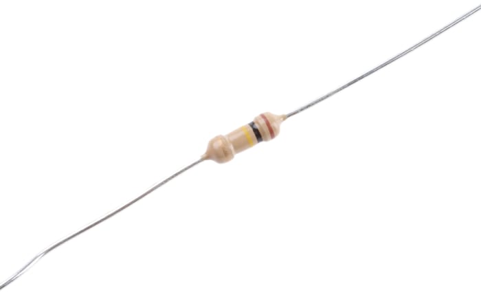 Résistance au carbone, 0,5 W, 5 %, 100k
