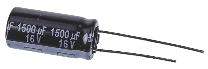 Condensateur Panasonic série FR, Aluminium électrolytique 1500μF, 16V c.c.