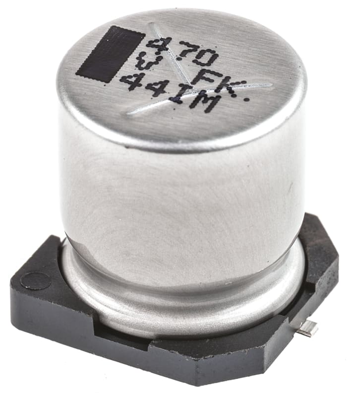 Panasonic 470μF Aluminium Electrolytic Capacitor 35V dc, Surface Mount - EEEFK1V471AQ