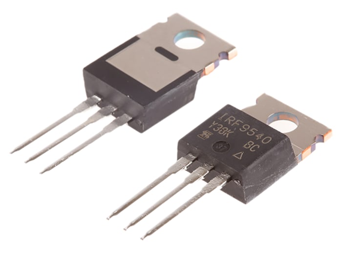 Vishay P-Channel MOSFET, 19 A, 100 V, 3-Pin TO-220AB IRF9540PBF