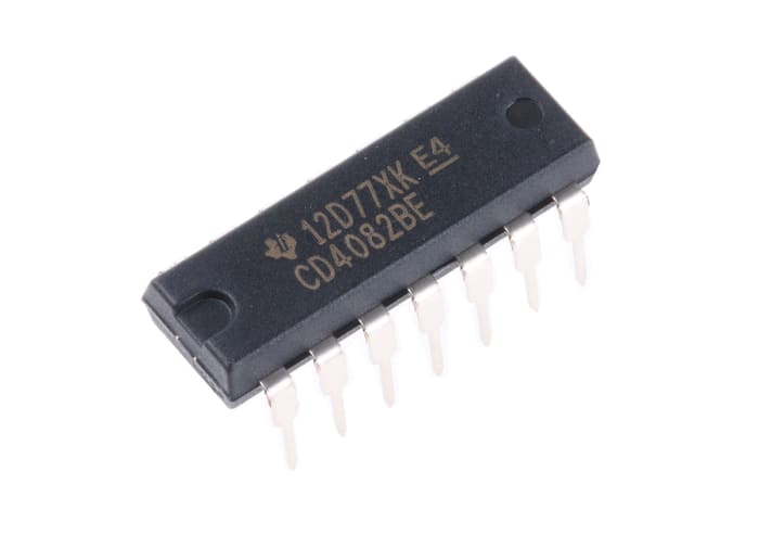 Texas Instruments CD4082BE, Dual 4-Input AND Logic Gate, 14-Pin PDIP