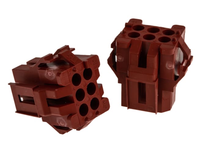 TE Connectivity, Miniature Rectangular II Male Connector Housing, 4.19mm Pitch, 6 Way, 3 Row