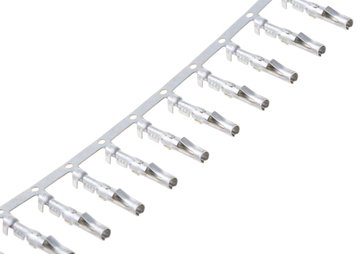 TE Connectivity Commercial MATE-N-LOK Series Female Crimp Terminal, 24AWG Min, 18AWG Max