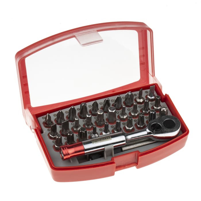 Jeu d'embouts de vissage RS PRO x 32 pièces