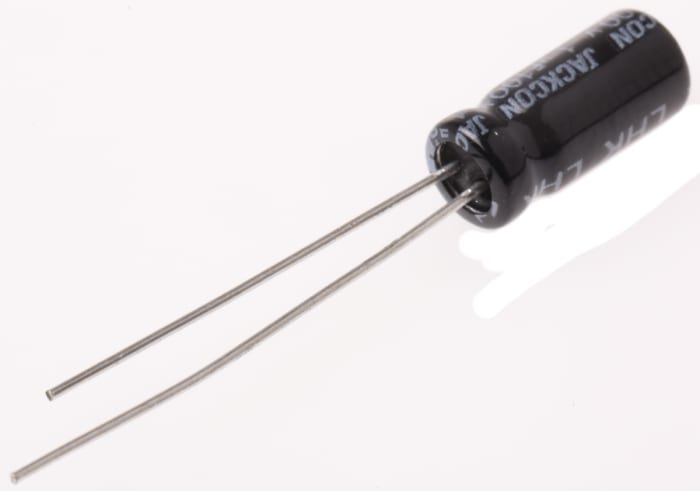 RS PRO 1μF Aluminium Electrolytic Capacitor 100V dc, Radial, Through Hole