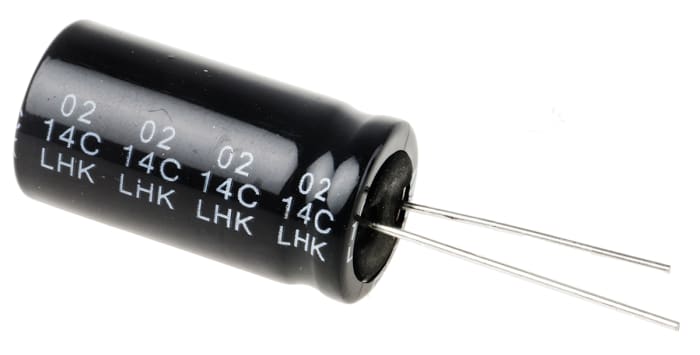 RS PRO Алюминиевый электролитический конденсатор, 100мкФ