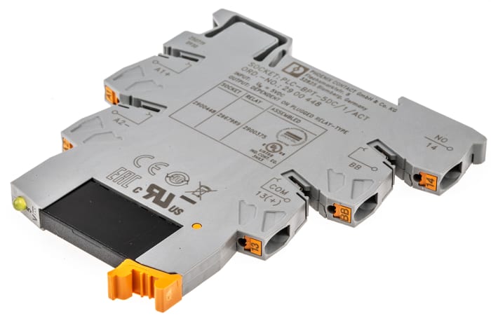 Módulo de relé de estado sólido Phoenix Contact PLC-OPT-5DC/24DC/2/ACT, control 4 → 6 V ac/dc, para carril DIN