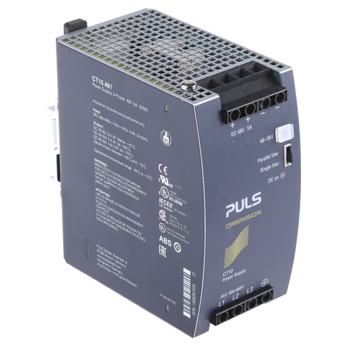 PULS CT10.481 Источник питания для монтажа на панель и DIN-рейку