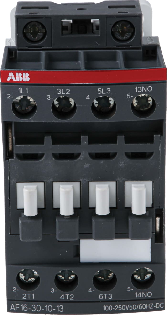 ABB AF16 AF Contactor, 230 V ac Coil, 3-Pole, 30 A, 7.5 kW, 3NO, 690 V ac