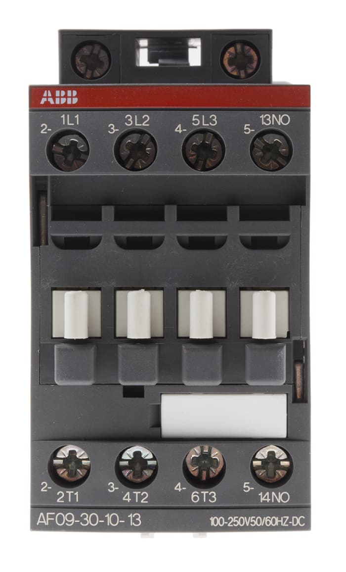 Contacteur ABB série AF, 3 pôles , 3NO, 25 A, 230 V c.a., 4 kW
