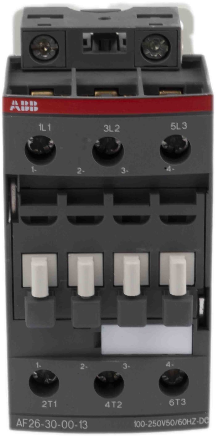 ABB AF26 AF Contactor, 230 V ac Coil, 3-Pole, 45 A, 11 kW, 3NO, 690 V ac