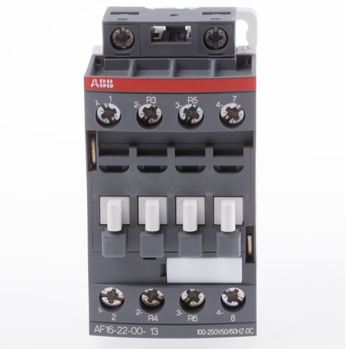ABB AF16 AF Contactor, 230 V ac Coil, 4-Pole, 30 A, 7.5 kW, 2NO + 2NC, 690 V ac