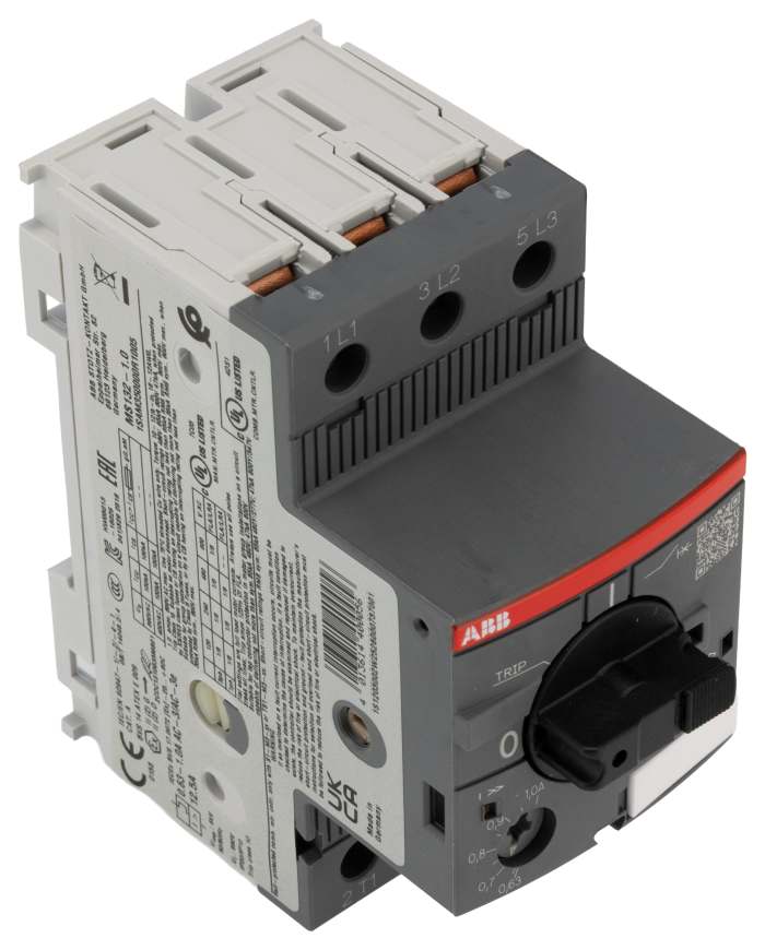 ABB 0.63 → 1 A Motor Protection Circuit Breaker