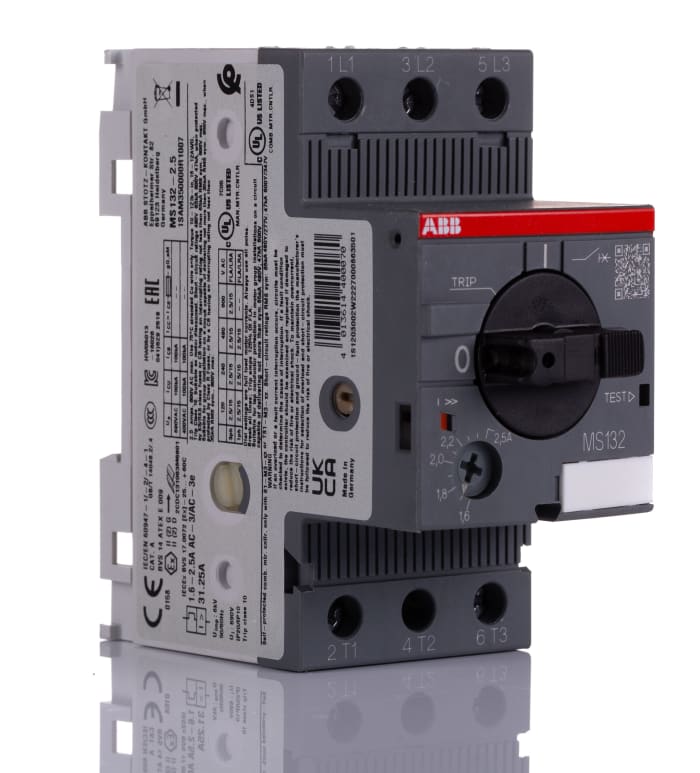 ABB MS132-2.5 Прерыватель цепи для защиты двигателя