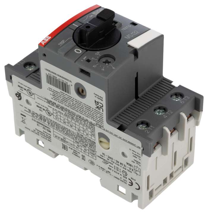 1SAM350000R1012 MS132-12 ABB | ABB 12A, 8 A MS132 Motor Protection ...