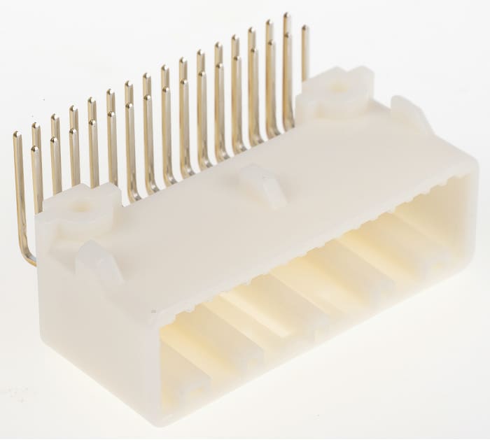 TE Connectivity, TH 025 Automotive Connector Socket Natural Through Hole 32 Way, Solder Termination 1318745-2