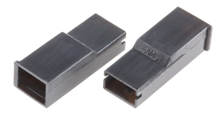 TE Connectivity, Positive Lock .250 Mk I 1 Way Nylon Crimp Terminal Housing, 6.35mm Tab Size, Natural