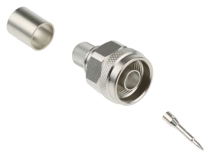 Telegartner, Plug Cable Mount N Connector, 50Ω, Crimp Termination, Straight Body