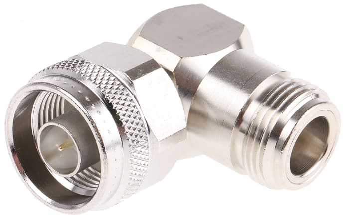 Telegartner Right Angle 50Ω RF Adapter N Plug to N Socket 11GHz