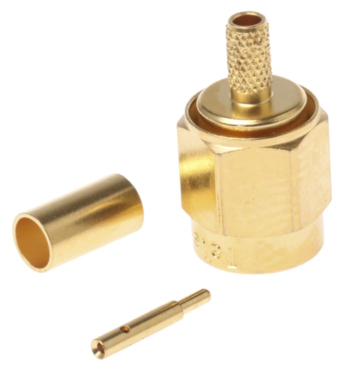 Connecteur SMA Telegartner Mâle Droit, raccordement A sertir 50Ω Montage sur câble