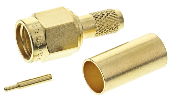 Connecteur SMA Telegartner Mâle Droit, raccordement A sertir 50Ω Montage sur câble