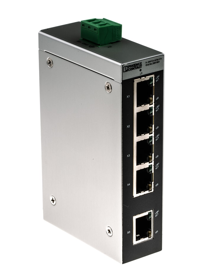 Phoenix Contact Unmanaged 5 Port Ethernet Switch