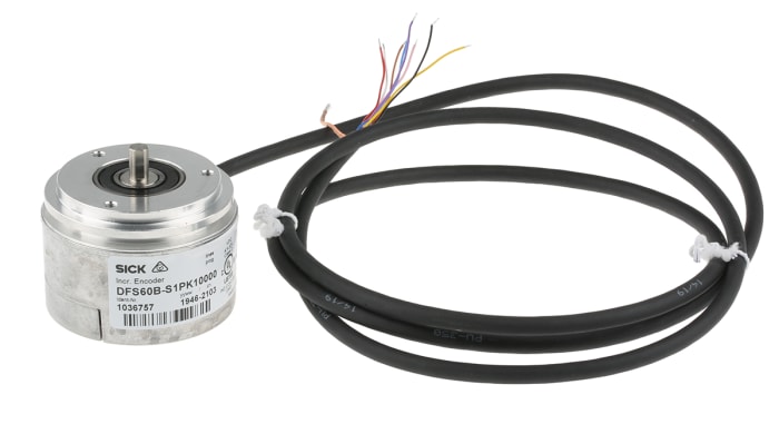 SICK Incremental Incremental Encoder, 10000 ppr, HTL, TTL Signal, Solid Type, 6mm Shaft