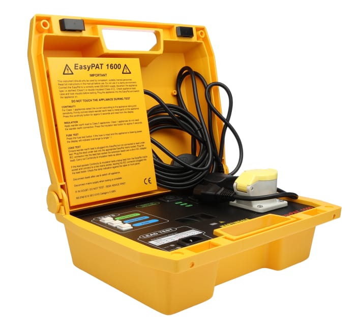 Martindale EPAT1600 PAT Tester, Class I, Class II, Class IT Test Type