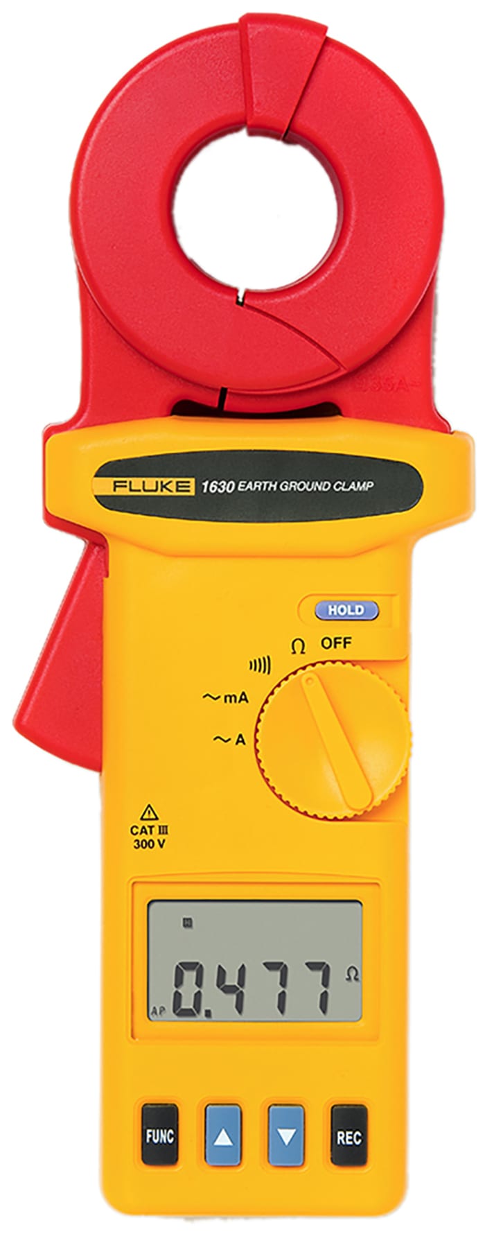 Fluke 1630 Earth & Ground Resistance Tester, 1.5kΩ CAT III 300 V