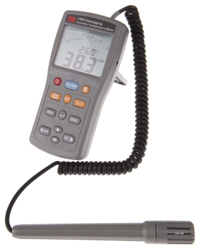 RS PRO 1365 Data Logger, RS232, USB