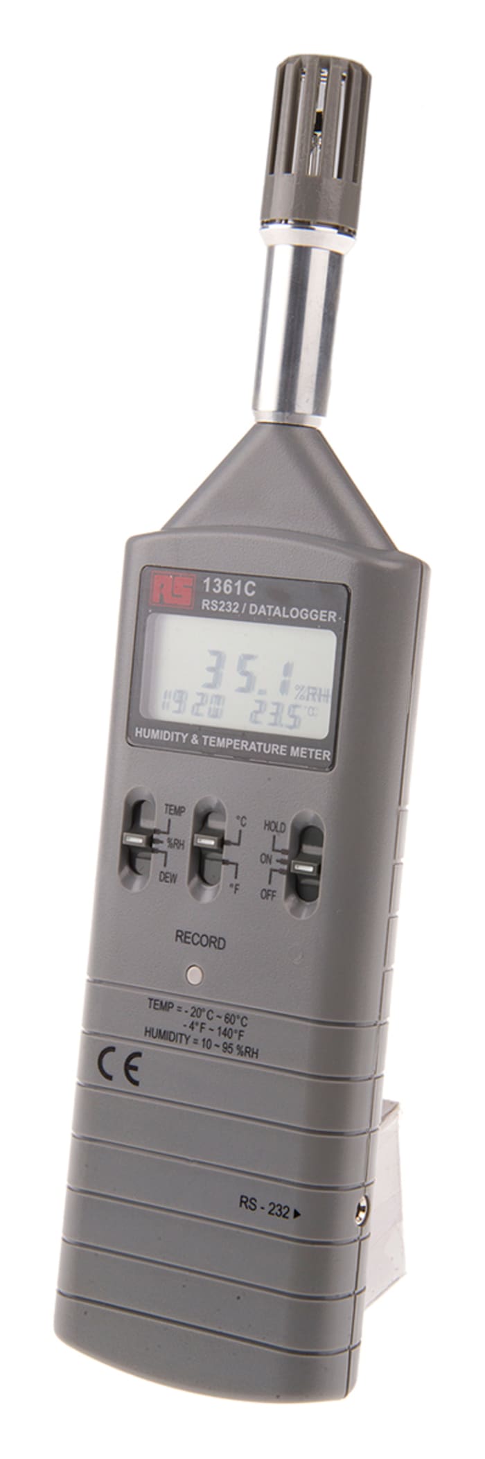 RS PRO 1361C Data Logger, RS232, USB